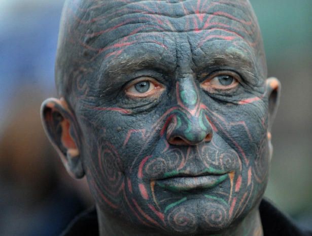 Czech fully-tattooed artist and drama professor Vladimir Franz is running for presidential elections