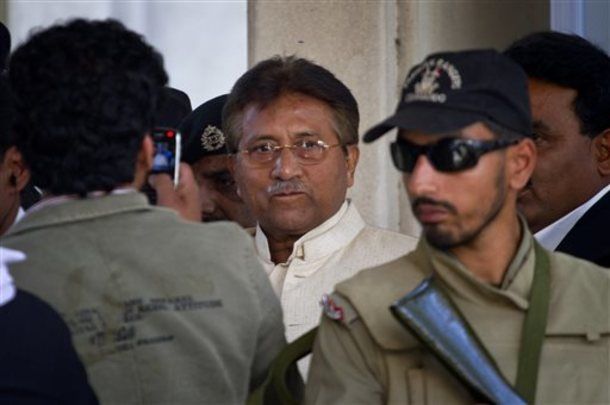 Pakistan's Supreme Court ordered Musharraf to respond to allegations that he committed treason while in power, and barred him from leaving the country only weeks after he returned. 
