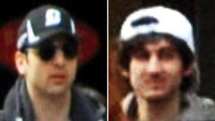 The FBI has released several images of the suspects