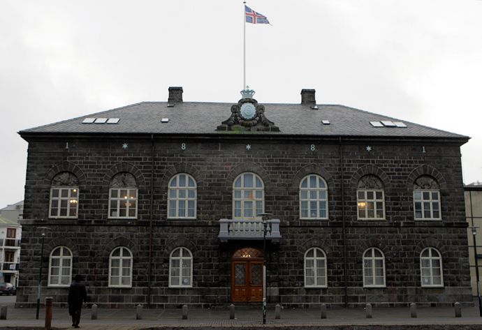 Iceland's Parliament house in Reykjavik (Reuters / Ints Kalnins)