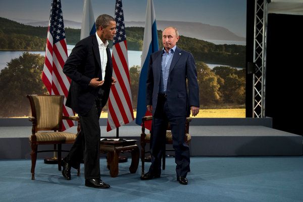 President Obama and President Vladimir V. Putin of Russia at the end of their meeting in Enniskillen, Northern Ireland, in June.