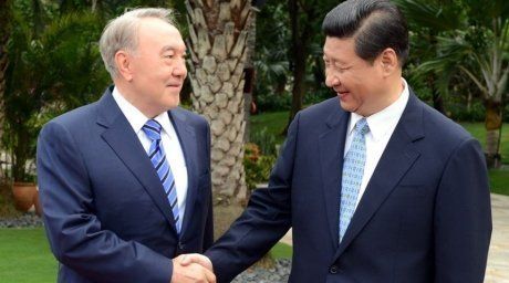  Kazakhstan President Nursultan Nazarbayev and President of China Xi Jinping. File photo of akorda.kz©  