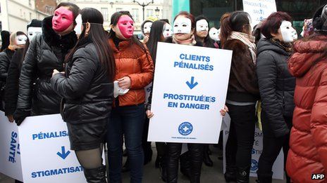 These prostitutes in Paris say it is wrong to criminalise their clients