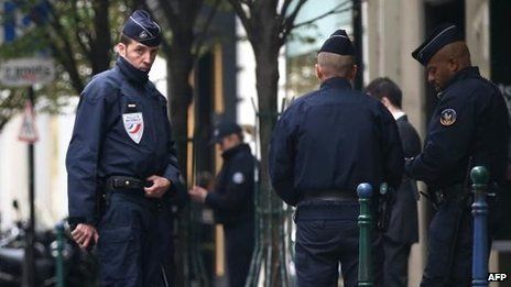 Police have now sealed off the area around Liberation's offices