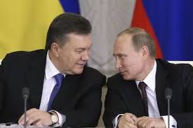 V. Yanukovich and V. Putin