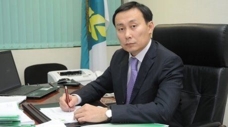Kazakhstan Minister of Agriculture Asylzhan Mamytbekov. Credit:tengrinews.kz