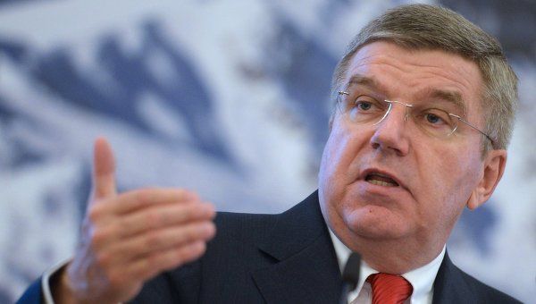 Head of the International Olympic Committee, Thomas Bach