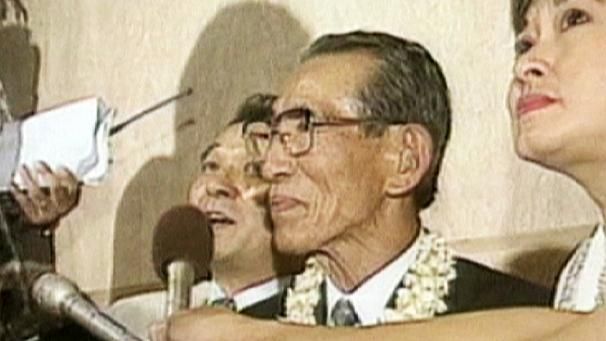 Hiroo Onoda, the Japanese soldier who hid out in the jungle for 30 years refusing to belive that WW2 ened.