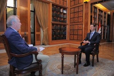 Bashar Al-Assad gave an exclusive interview to France Press.