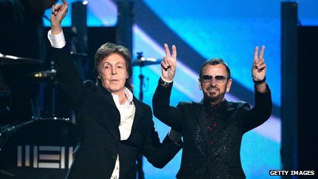 Sir Paul McCartney and Ringo Starr