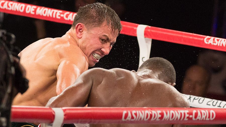 Gennady Golovkin forced his opponent to tumble three times © Getty Images 