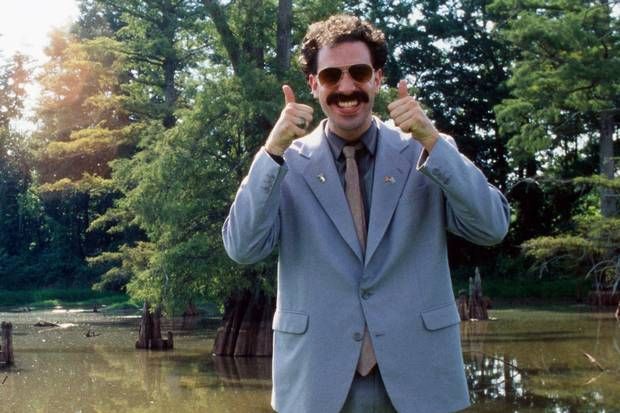 More women MPs: Actor Sacha Baron Cohen as Borat