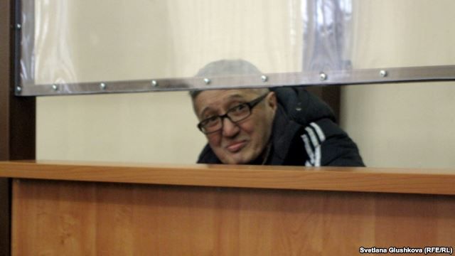  Bakhytzhan Kashkumbaev, a Christian Presbyterian Church pastor, in the courtroom in Astana.