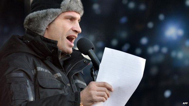 The phone call apparently suggests Vitaly Klitschko should not be a part of government