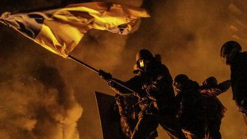 Ukraine protesters in Kiev