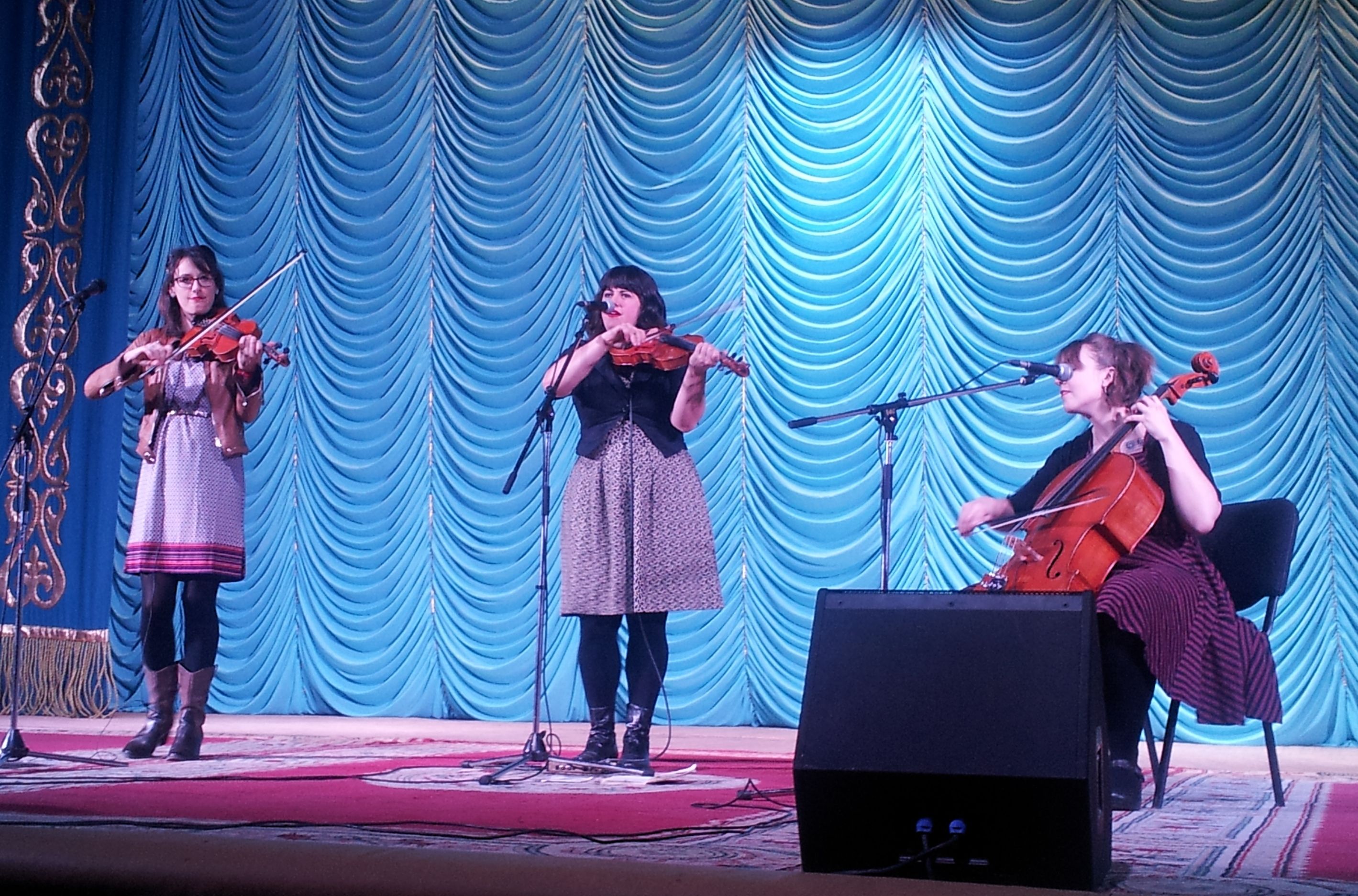 Cortese & the Dance Cards Trio in Atyrau Drama Theatre, Feb 17, 2014. 