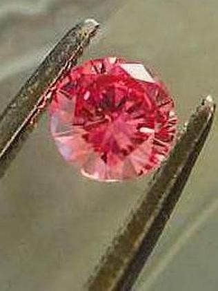 A pink diamond stolen from a store in Cairns