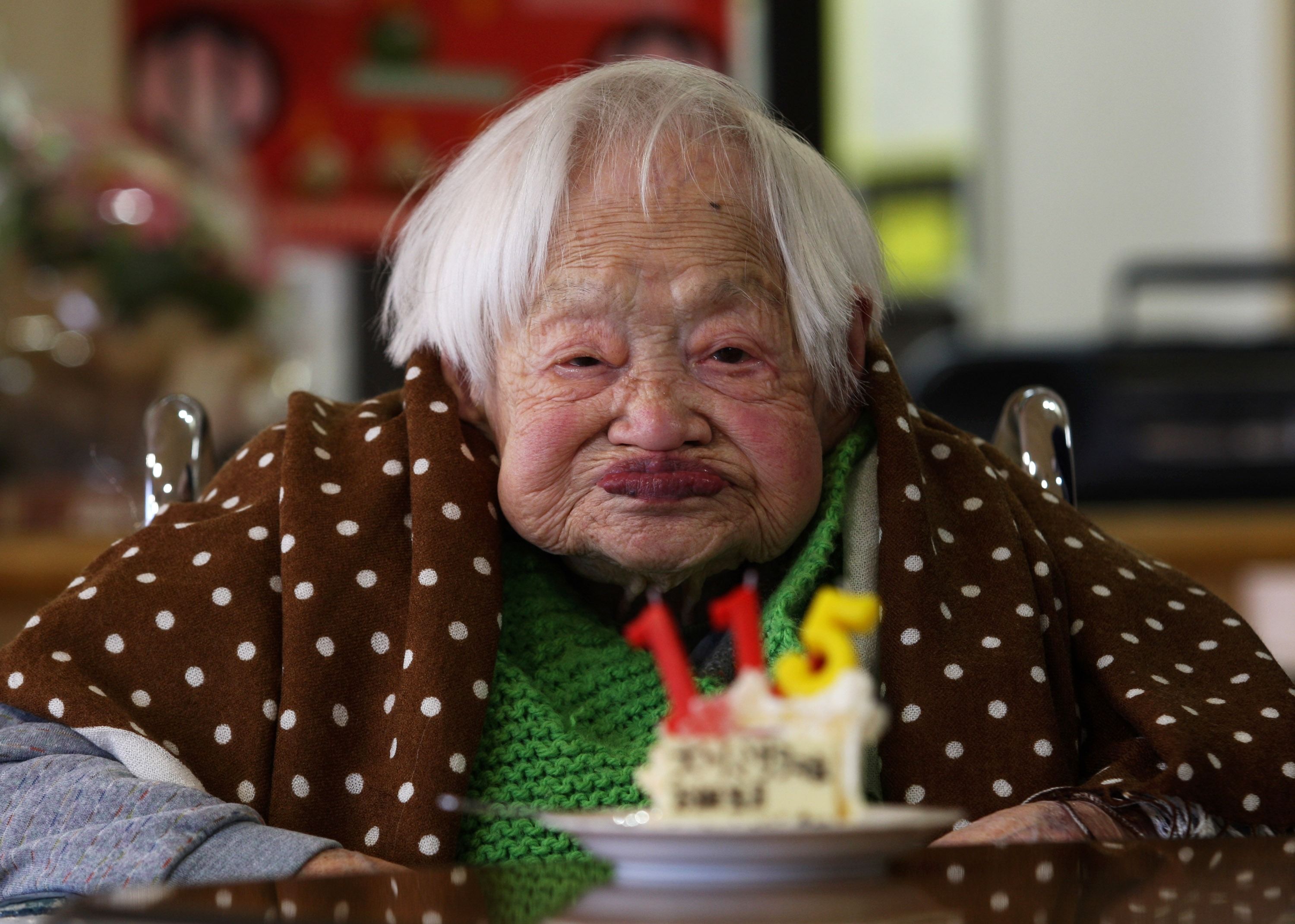 Misao 116 y.o. Okawa, is recognised by Guinness World Records as the world's oldest woman.