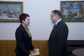 Natalia Galibarenko met with Ambassador of the Republic of Kazakhstan in Ukraine Zautbek Turisbekov