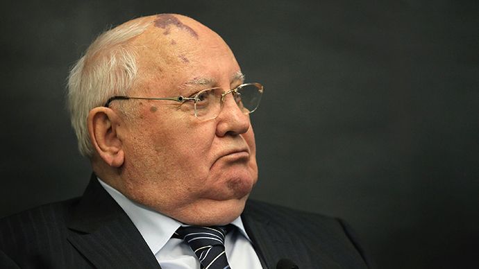 Former Russian President Mikhail Gorbachev. AFP Photo.