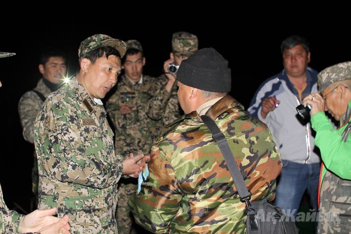 Conflict between local border guards and Ak Zhaik nature reserve inspectors.