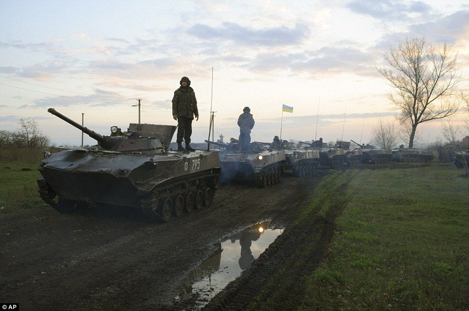 Ukrainian military forces trying to regain control of eastern parts of the country.