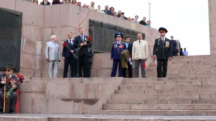 Ukraine Kherson region governor called Hitler 'liberator' addressing the public on V-Day