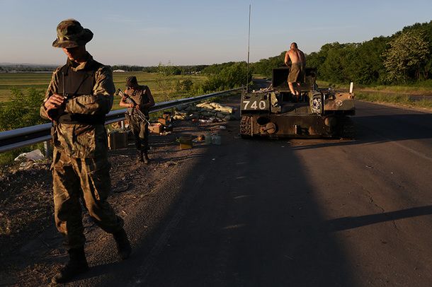 16 Ukrainian servicemen were killed by pro-Russian insurgents near Volnovakha town in Donetsk Oblast on May 22. 