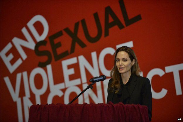 Angelina Jolie is co-hosting the event and has been a leading force in the campaign to end sexual violence in war