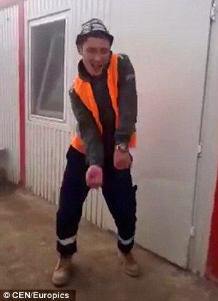 Ajdos Ibraev, 26, has amassed an extensive fan base after videos of him dancing while working at a factory in Kazakhstan went viral on YouTube. He hopes to be bigger than the country's fictional character, Borat .