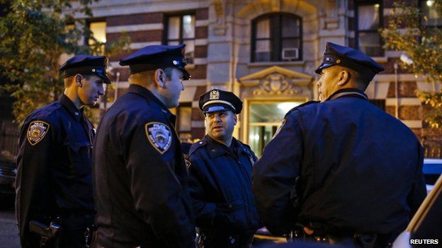 NYPD officers are now deployed near Dr Spencer's apartment