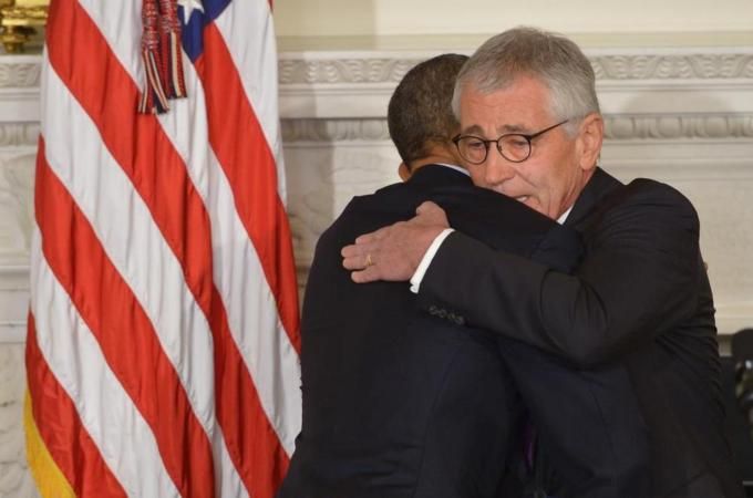 Obama described Hagel, who served as secretary of defence for two years, as 