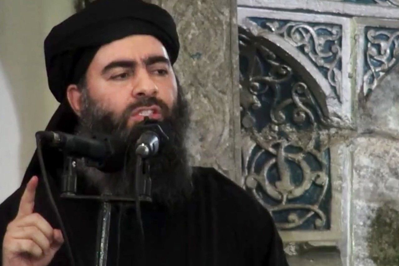 Abu Bakr al-Baghdadi, the leader of Islamic State group.
