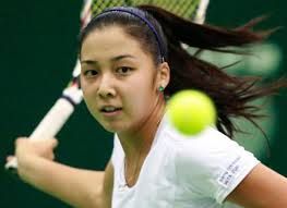 Rising tennis star - Zarina Dias from Kazakhstan will play against Marina Sharapova today