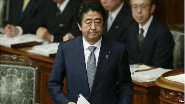 Mr Abe called on minsters to ensure the safety of all Japanese people abroad