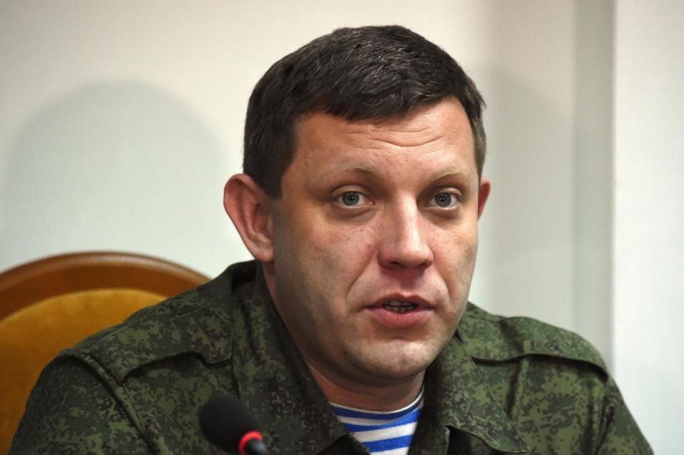 Alexander Zakharchenko, the head of self-proclaimed Donetsk People's Republic