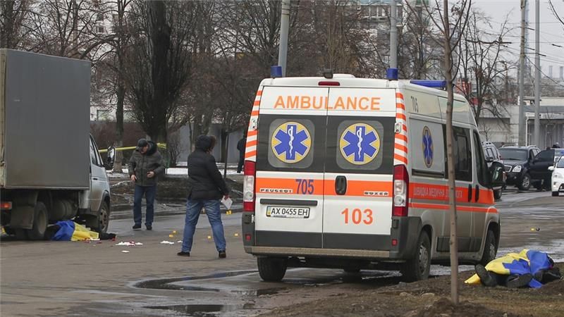 Ukrainian officials accuse Russia of instructing Ukrainian citizens to commit the deadly blast [EPA]