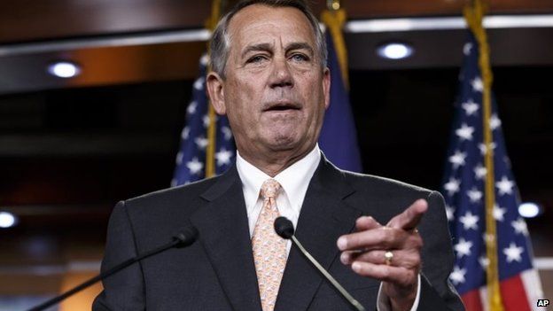 Republican House Leader John Boehner is among the signatories of the letter to President Obama