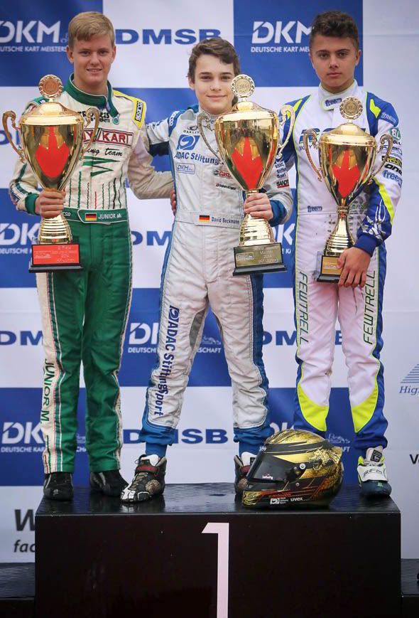 Mick finished second in the World, European and German kart championships last season.