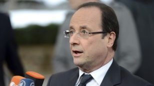 Франция президенті Франсуа Олланд. 