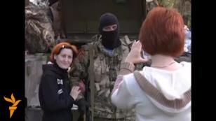  Славянскідегі Украина әскері. 16 сәуір 2014 жыл. 