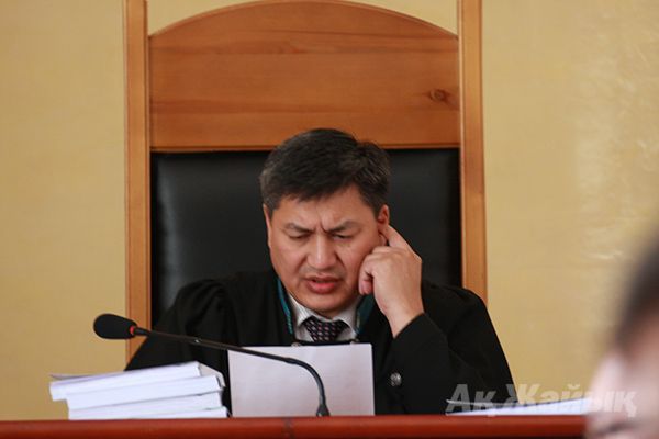 Судья Ербол РАХИМБЕКОВ.