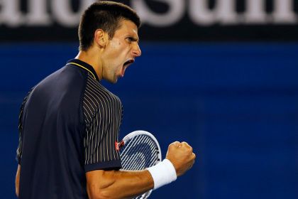 Новак Джокович в финальном матче Australian Open. Фото: Damir Sagolj / Reuters