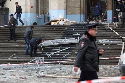  Полиция на месте взрыва на вокзале Волгограда Фото: Кирилл Брага / РИА Новости