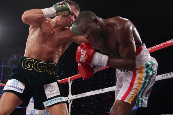 Gennady Golovkin – Osumanu Adama. Photos Sumio Yamada. Photos: wbanews.com