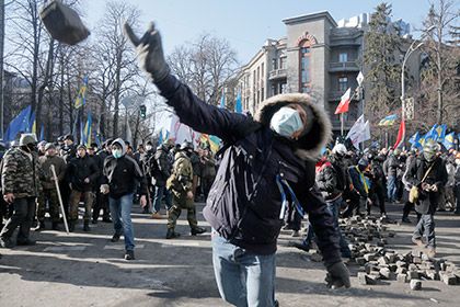  Демонстранты в Киеве Фото: Ефрем Лукацкий / AP