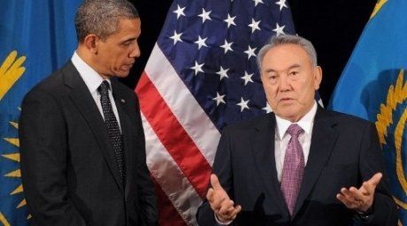 Президент США Барак Обама и Президент Республики Казахстан Нурсултан Назарбаев. Фото AFP©