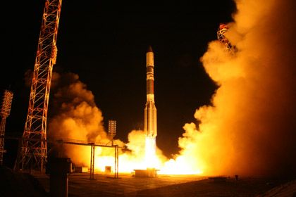 Старт ракеты-носителя «Протон-М» Фото: РИА Новости