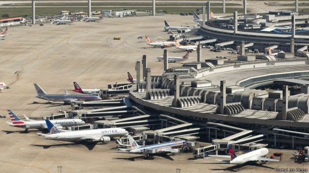 Международный аэропорт Рио-де-Жанейро принимает большинство международных рейсов, прибывающих в страну