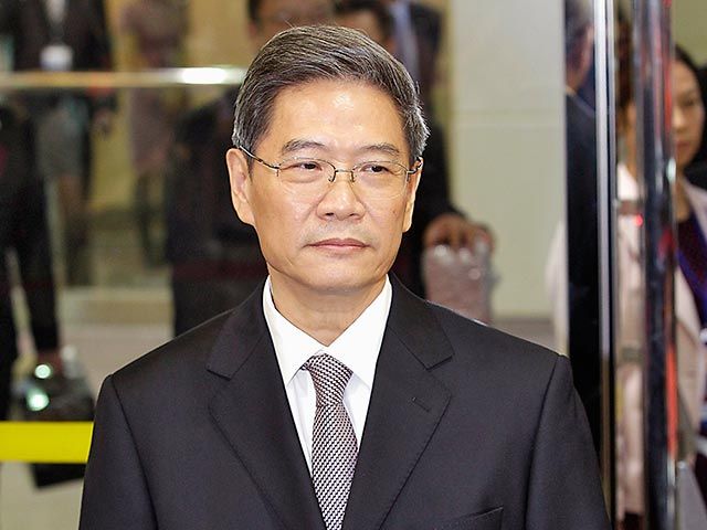 Глава канцелярии по делам Тайваня при Государственном Совете Китая Чжан Чжицзюнь. Фото Reuters